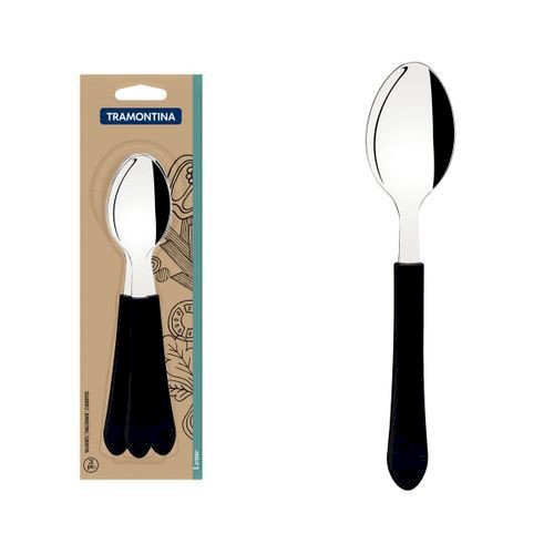 CONJUNTO DE COLHER DE MESA TRAMONTINA LEME  3 PEÇAS COD 956