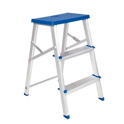 ESCADA BANQUETA ALUMÍNIO MOR  