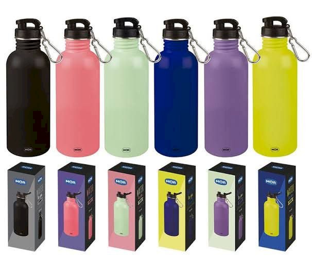 GARRAFA DE AÇO INOX 500ML MOR  