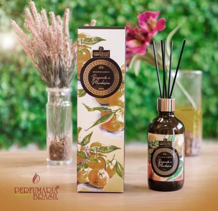 DIFUSOR BLENDS AMBAR 250ML - PERFUMARIA BRASIL 