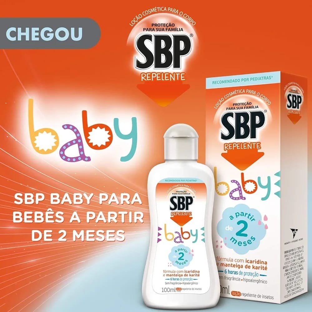 REPELENTE LOÇÃO SBP BABY 100ML 