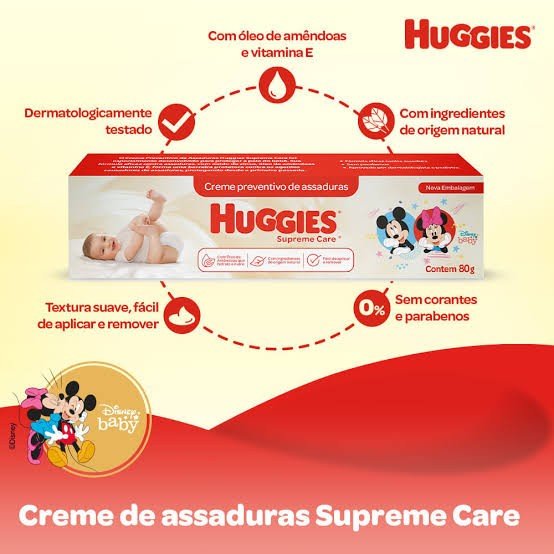 Creme para assadura huggies 80g 