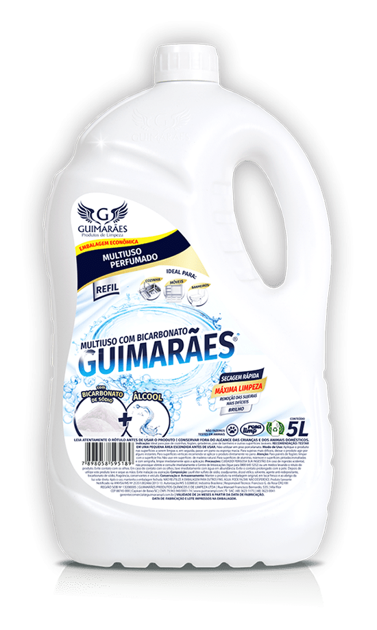 Multiuso com bicarbonato e álcool 5 l