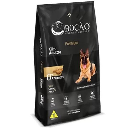 Bocão adutos carne e arroz 15kg(1580) 