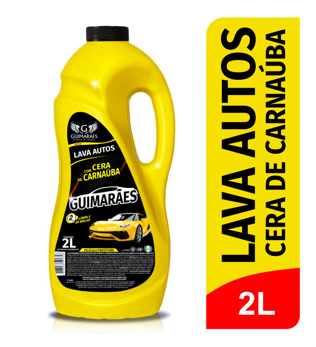 LAVA AUTOS COM CERA GUIMARÃES 2LT