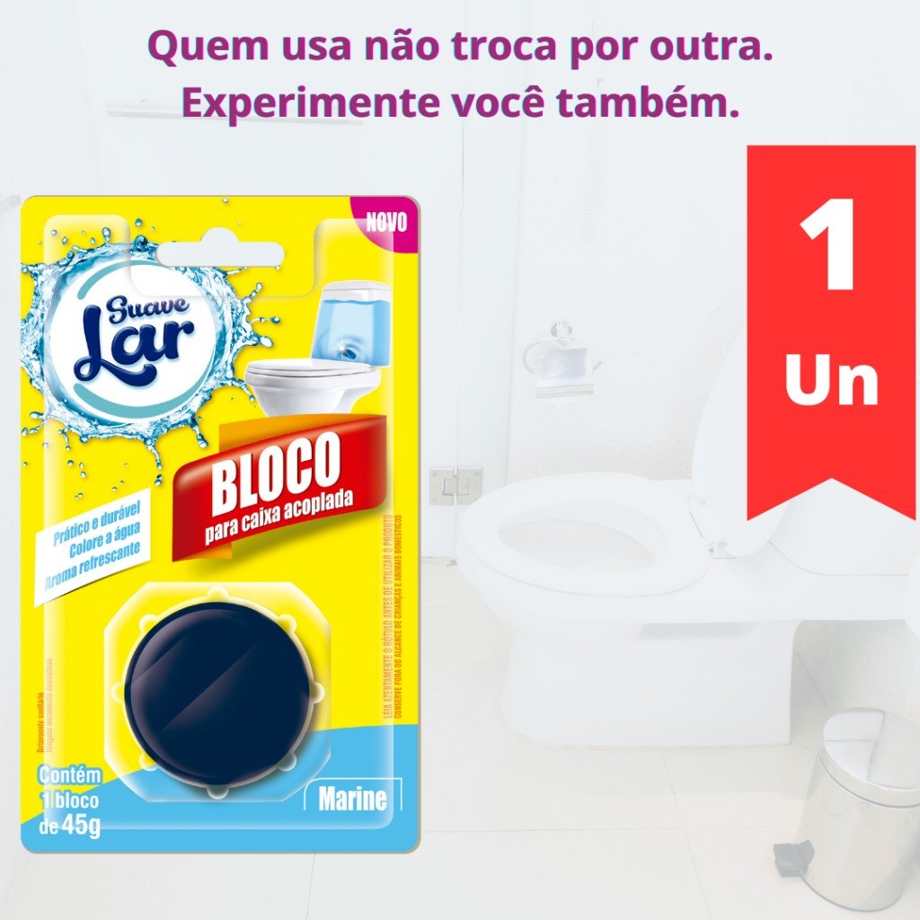 bloco para caixa acoplada