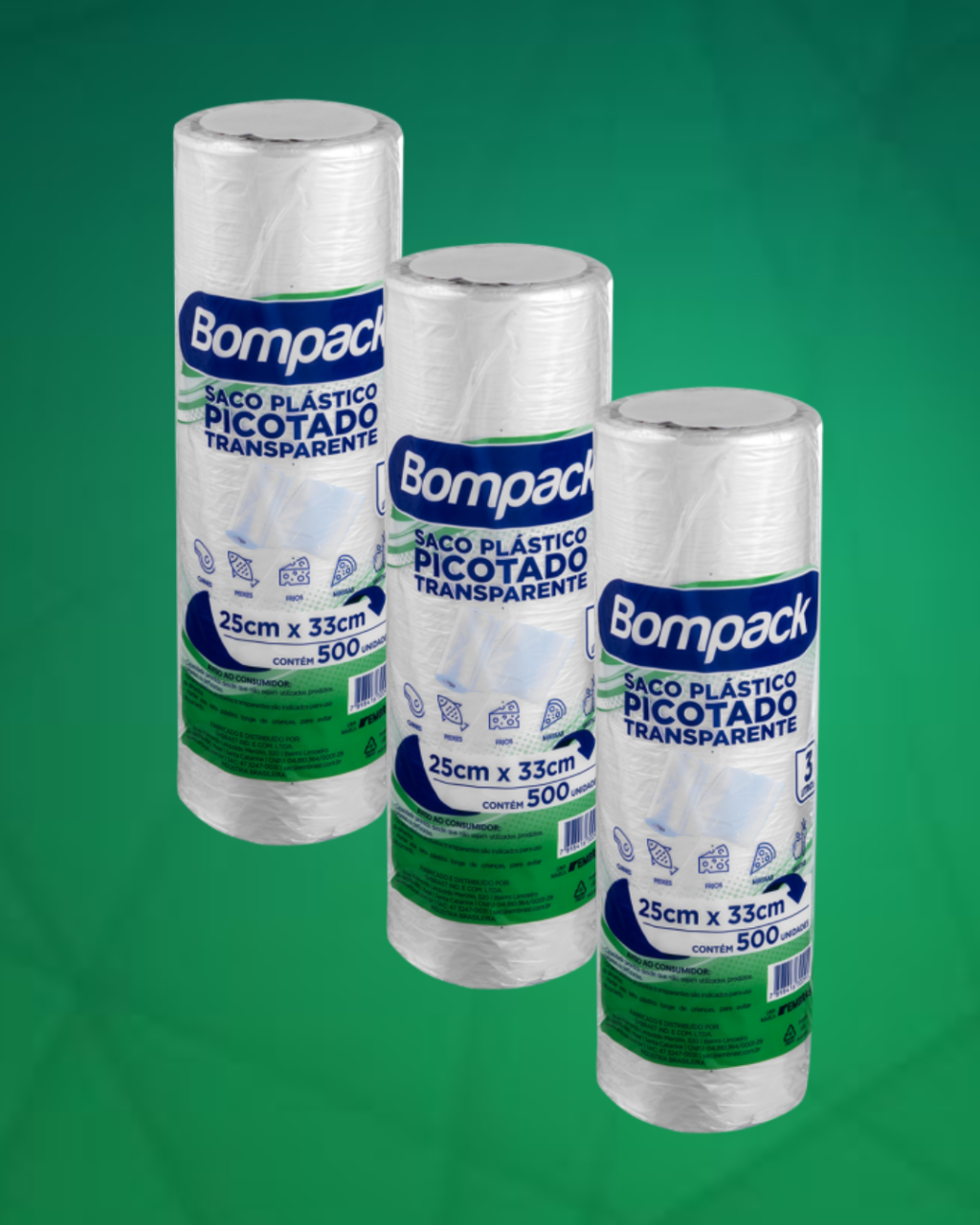 Bobina plastica 3 litros c/500