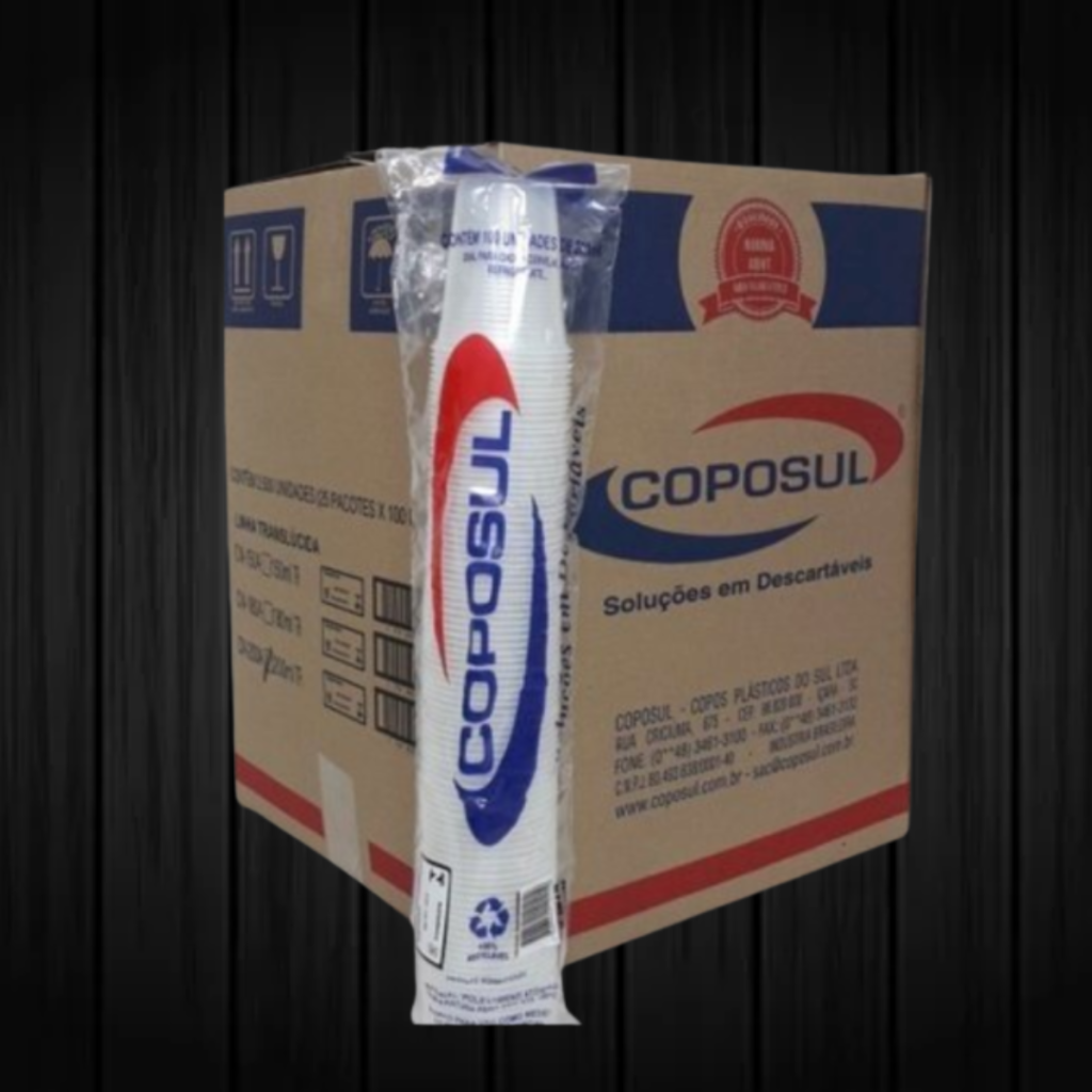 COPO DESCARTAVEL 180ML 