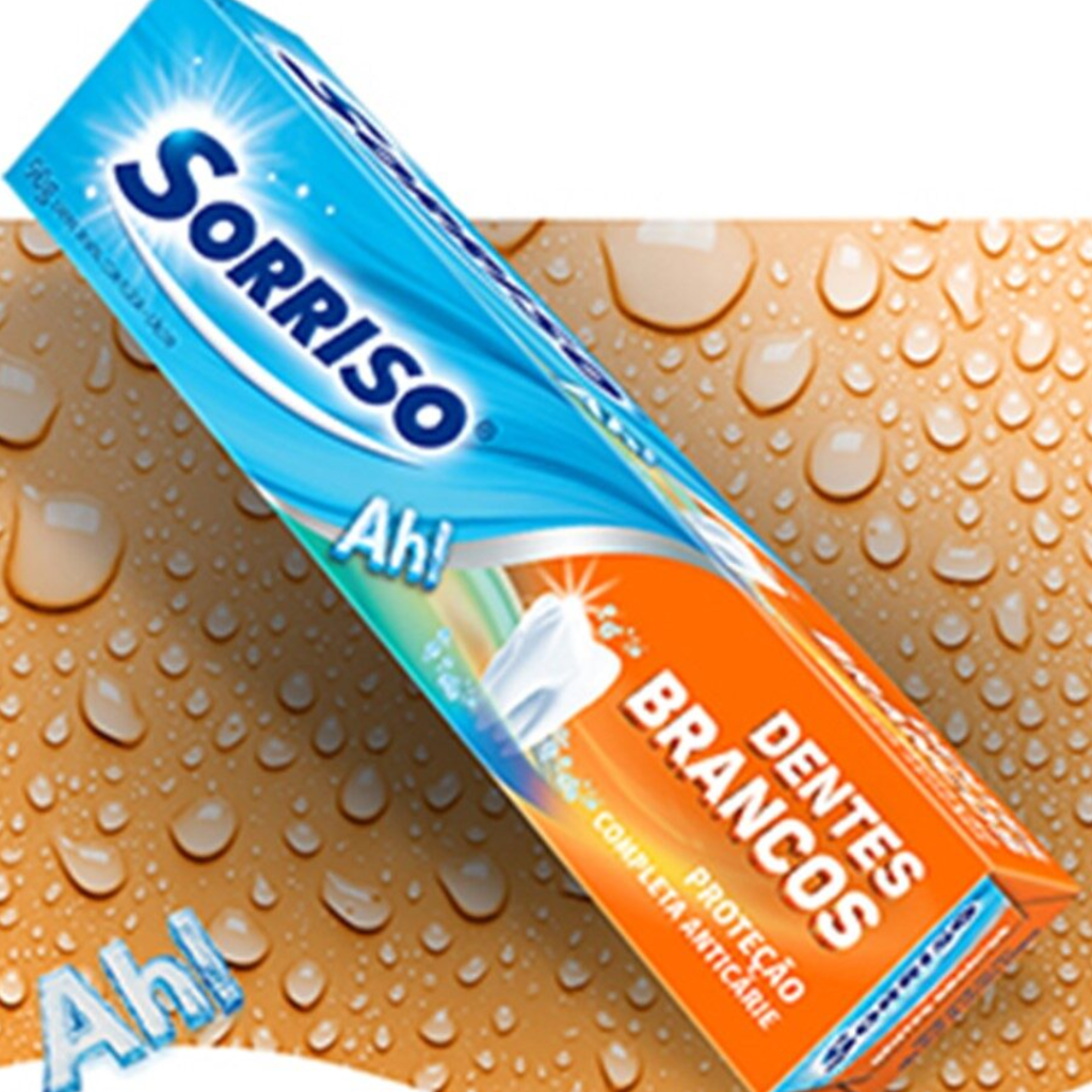 CREME DENTAL SORRISO DENTES BRANCOS 90G