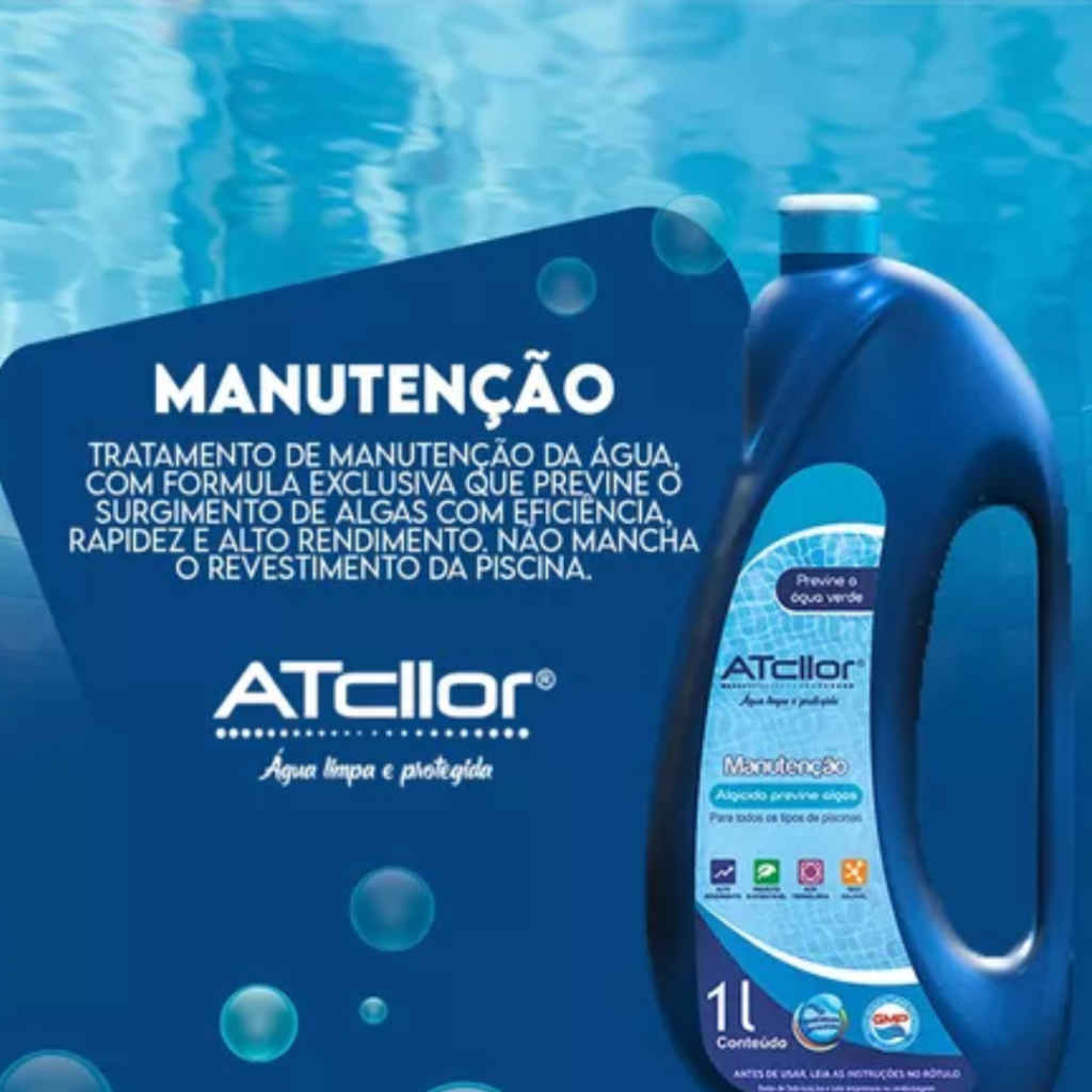 ALGICIDA  ATcllor MANUTENÇÃO 1LITRO