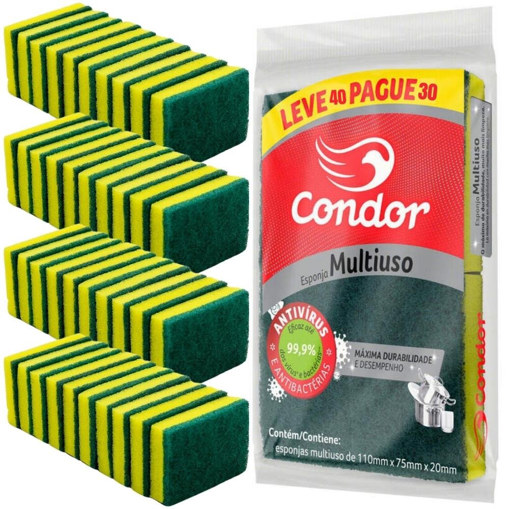 ESPONJA DE LOUÇA CONDOR C/4un