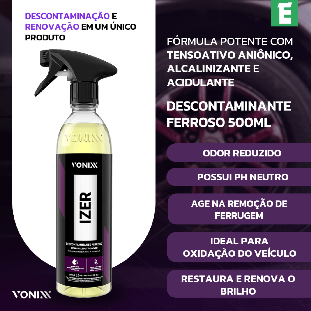 Vonixx Izer Descontaminante Ferroso 500ml