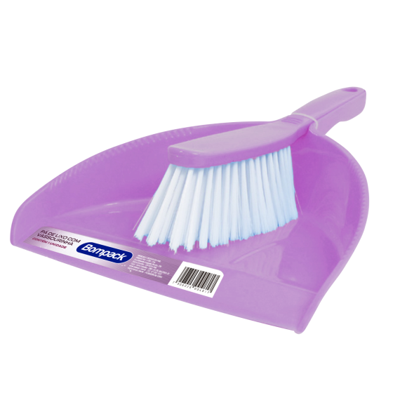 PÁ DE LIXO COM VASSOURINHA MULTIUSO BOMPACK