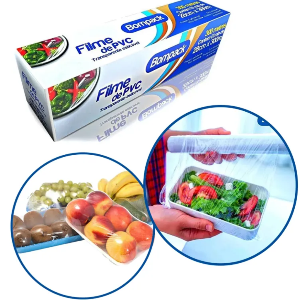 PAPEL FILME PVC- BOMPACK 15 METROS  