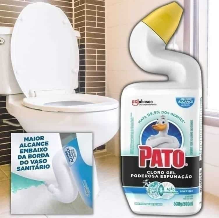 PATO CLORO GEL, PODEROSA ESPUMAÇÃO 500ML 