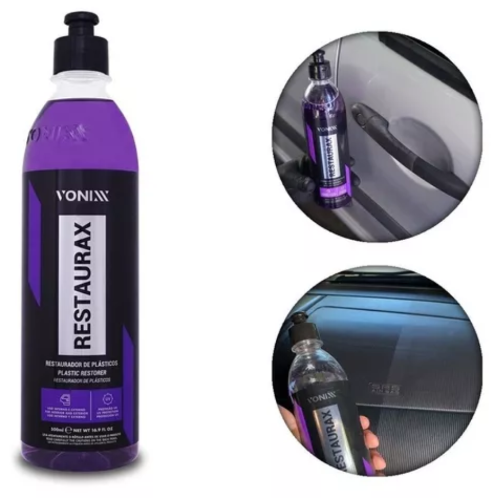 Restaurador Plástico Restaurax 500ml Vonixx 