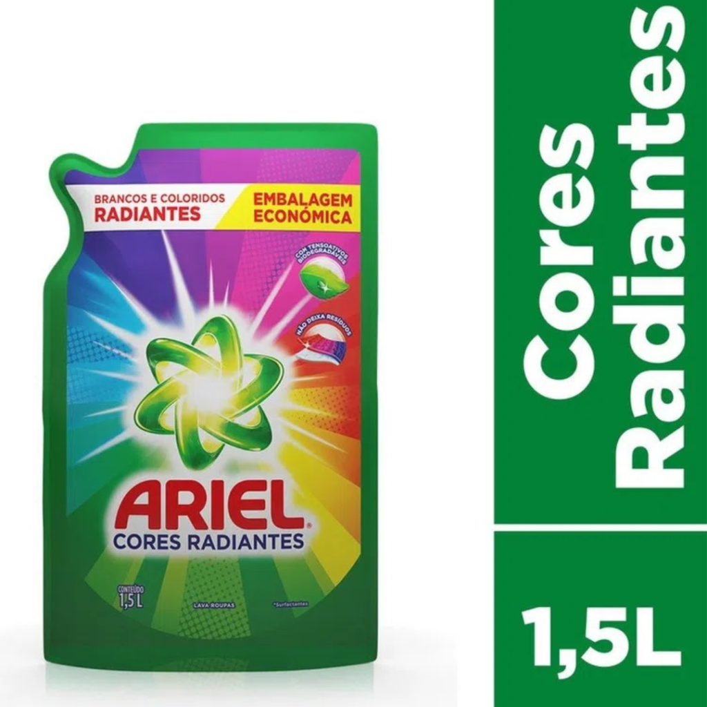 LAVA-ROUPAS ARIEL REFIL 1,5LITROS 