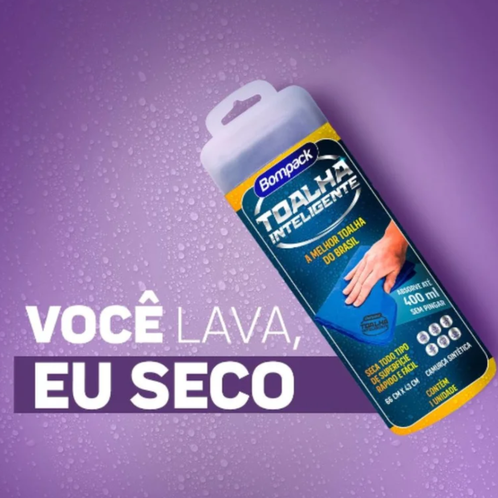 TOALHA MAGICA BOMPACK 