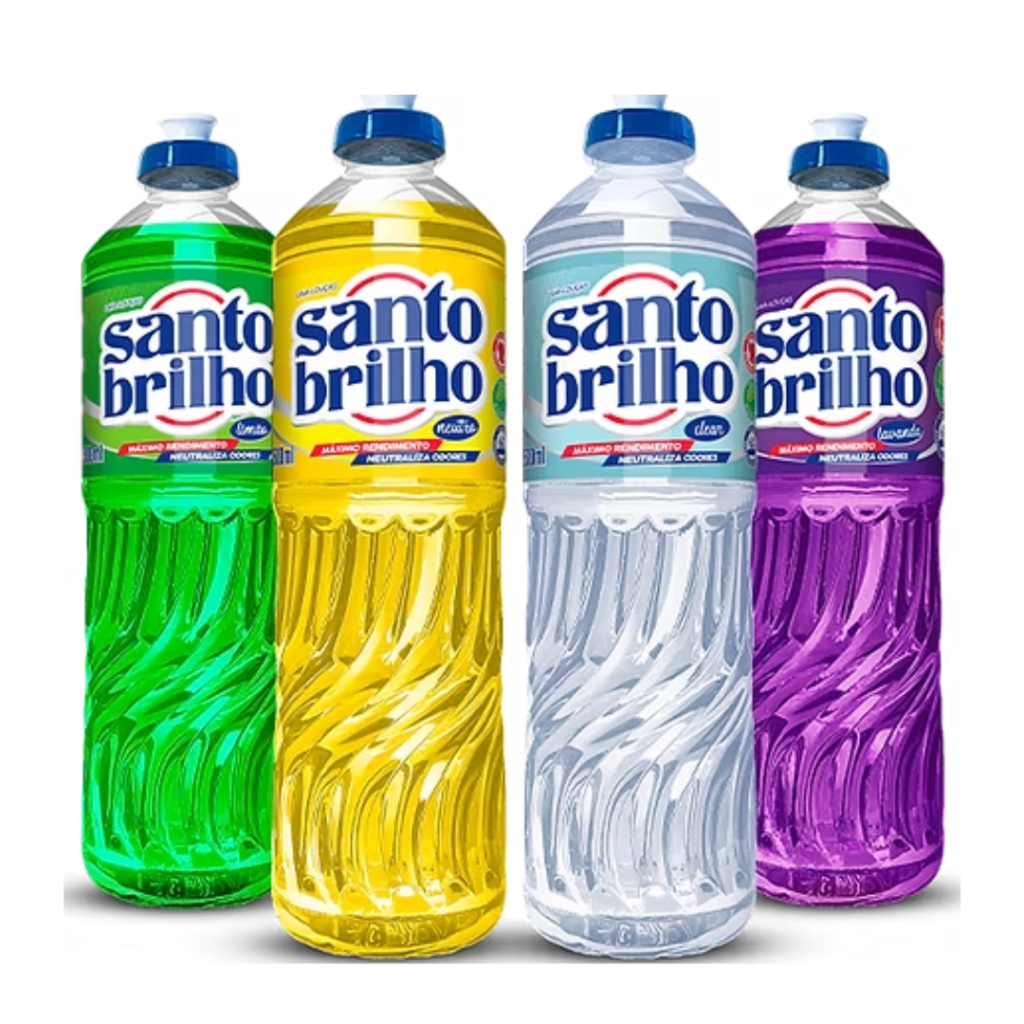 DETERGENTE LOUÇA SANTO BRILHO 500ML