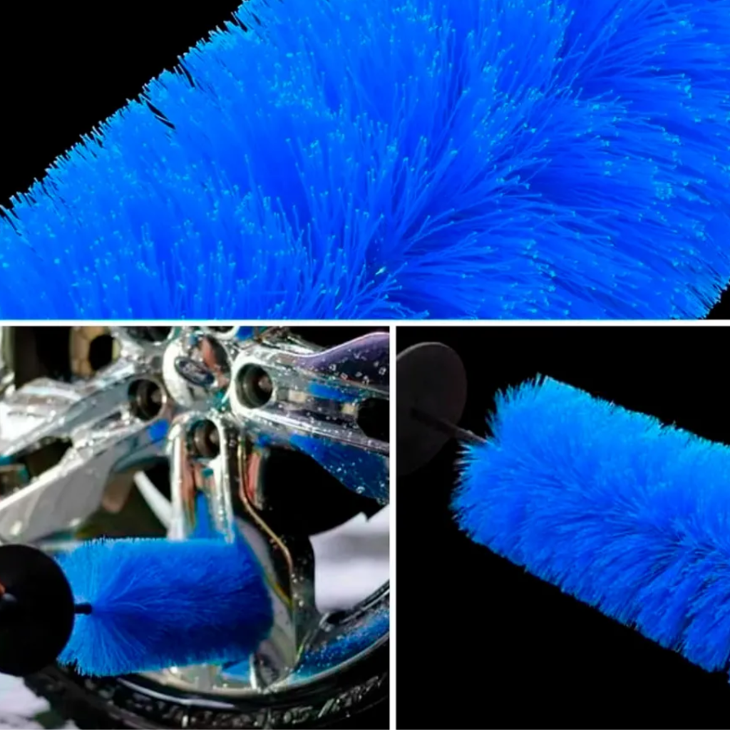 Escova para lavar furo de roda