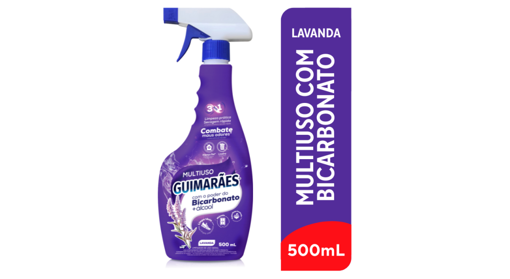 MULTIUSO GUIMARAES BICARBONATO E ALCOOL 500ML