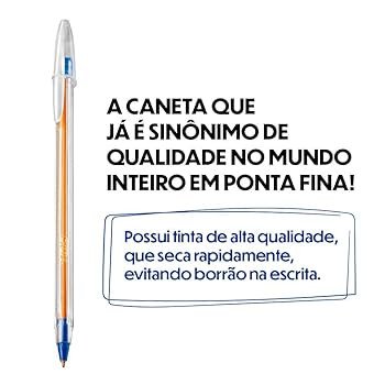 CANETA AZUL BIC