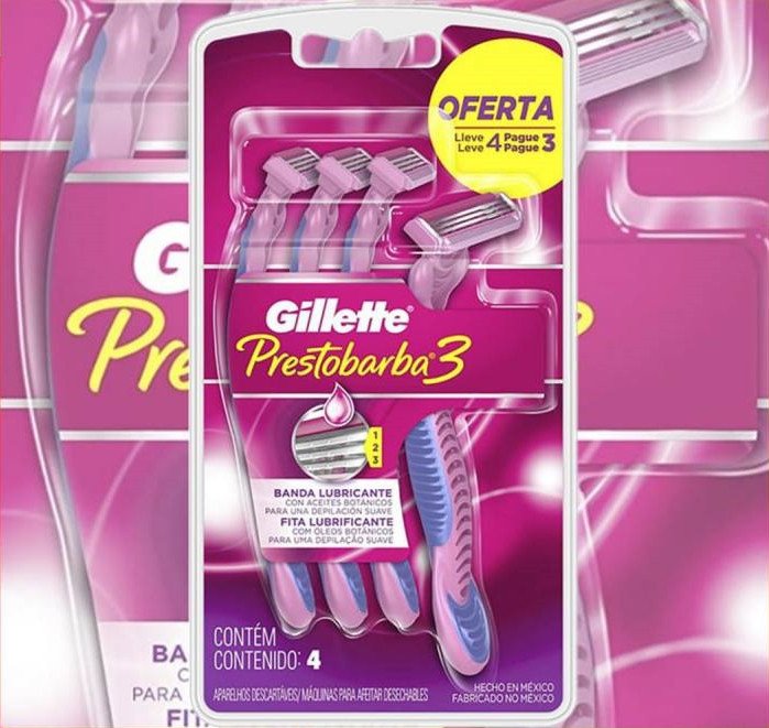 GILLETTE PRESTOBARBA C/4