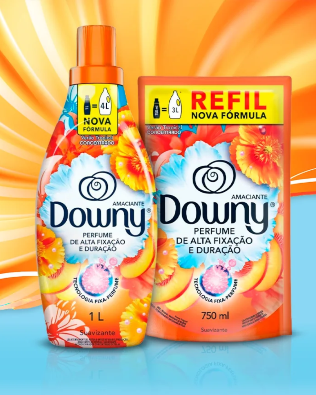NOVIDADE AMACIANTE DOWNY [ VERAO TROPICAL ]