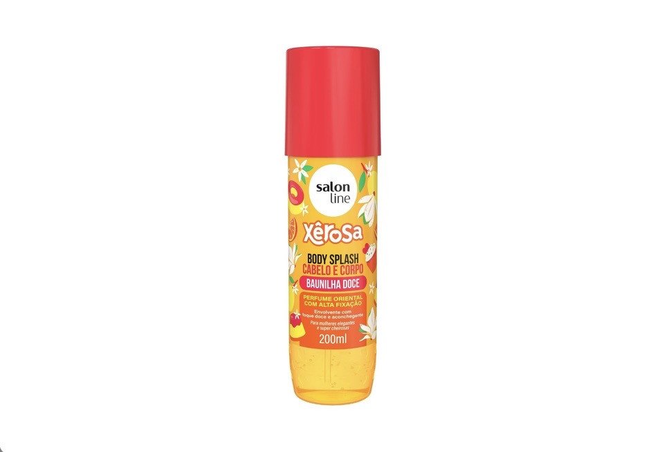 Body Splash Xêrosa Baunilha Doce Cabelo e Corpo Salon Line 200ml
