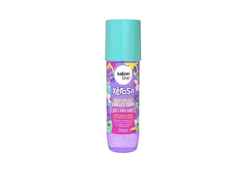 Body Splash Cabelo e Corpo Xêrosa Flores Brilhantes 200ml