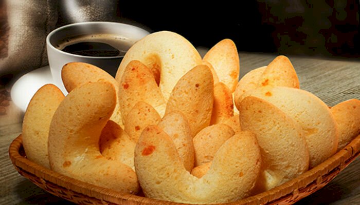 Chipa feito com  Queijo Canastra