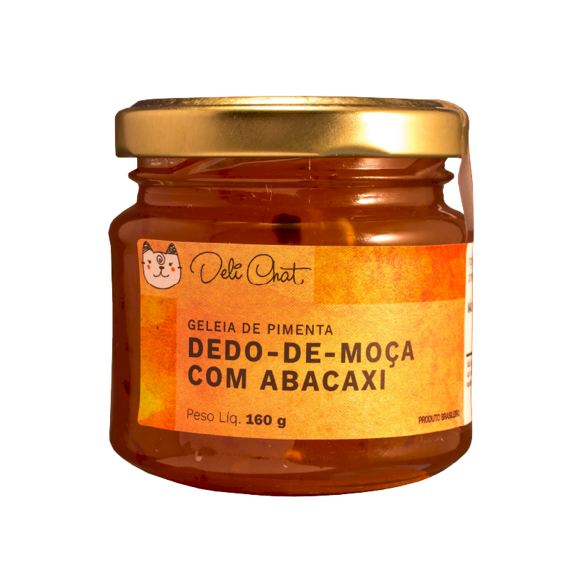 Geleia de pimenta Dedo-de-moça com abacaxi