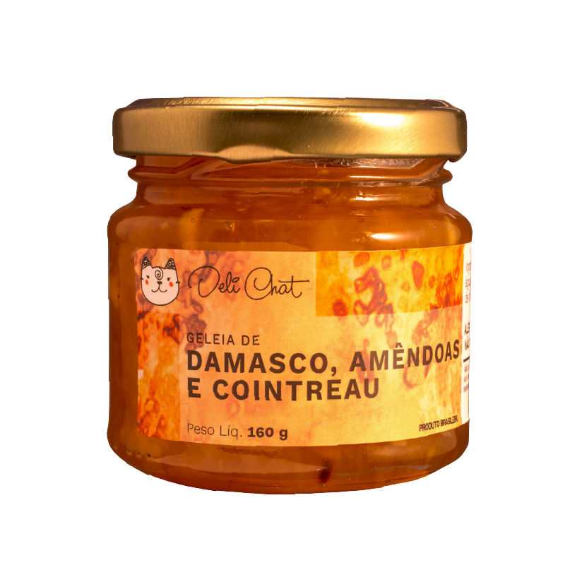 Geleia de Damasco, amêndoa e contreau