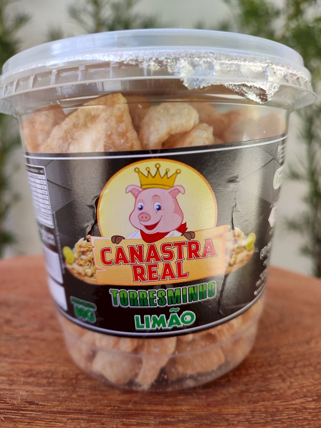 Torresminho sabor Limão