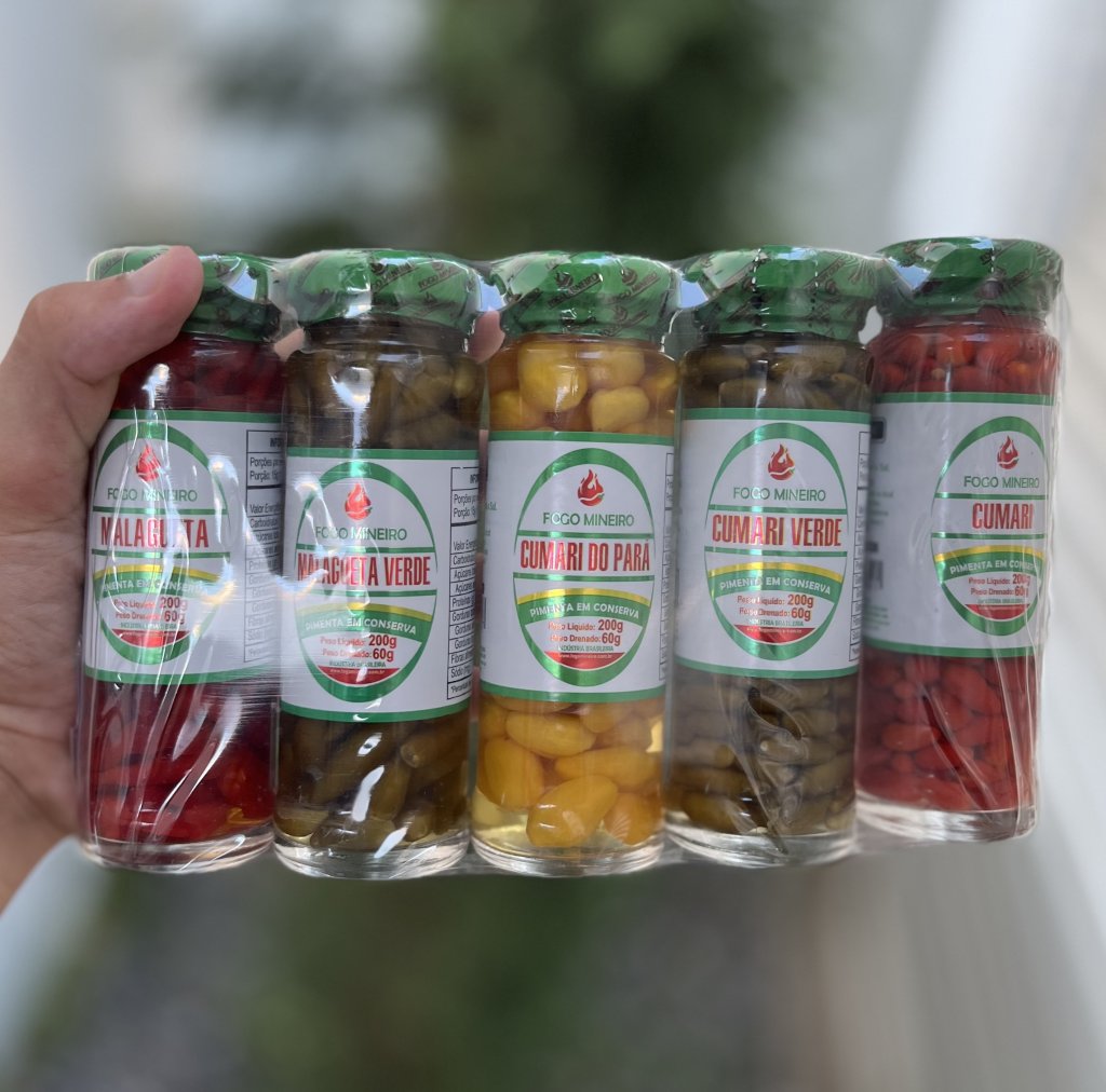 Kit Pimenta em conserva 