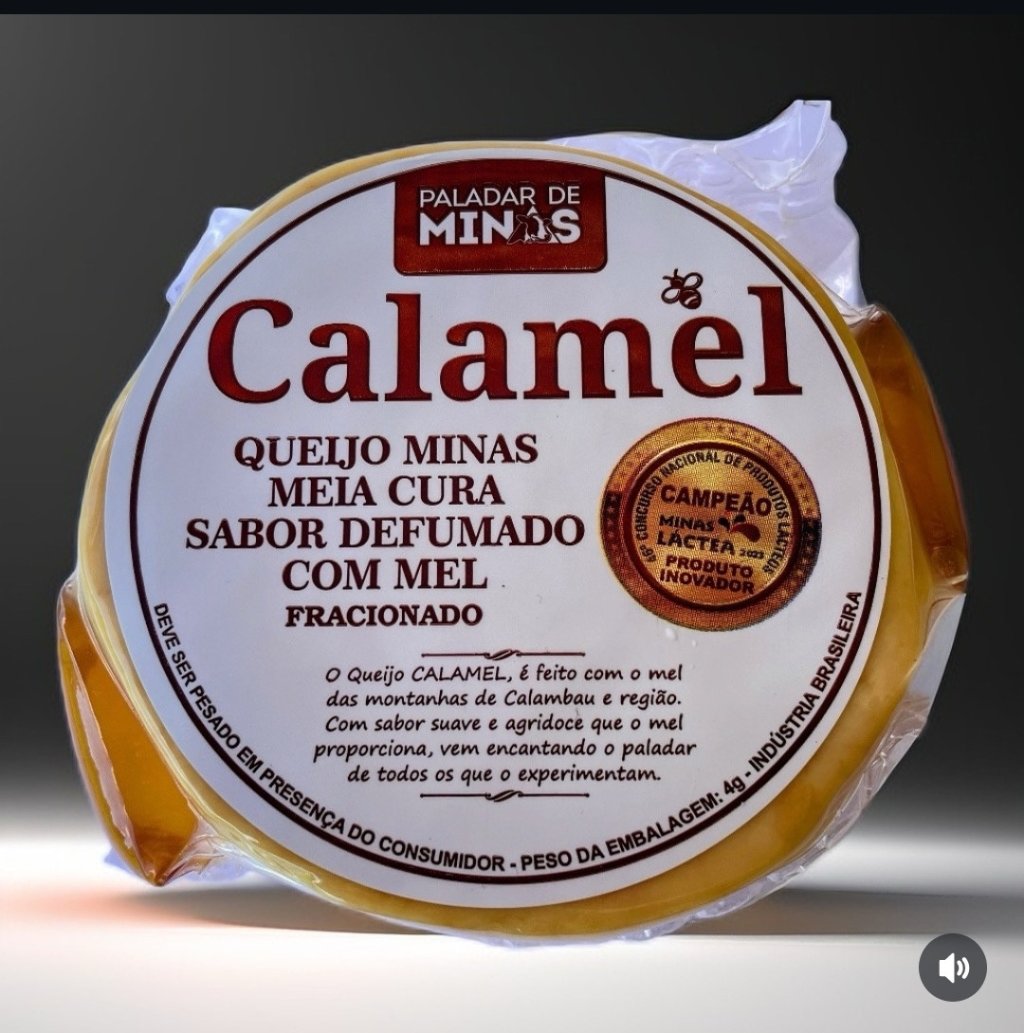 Queijo Minas sabor defumado com Mel 