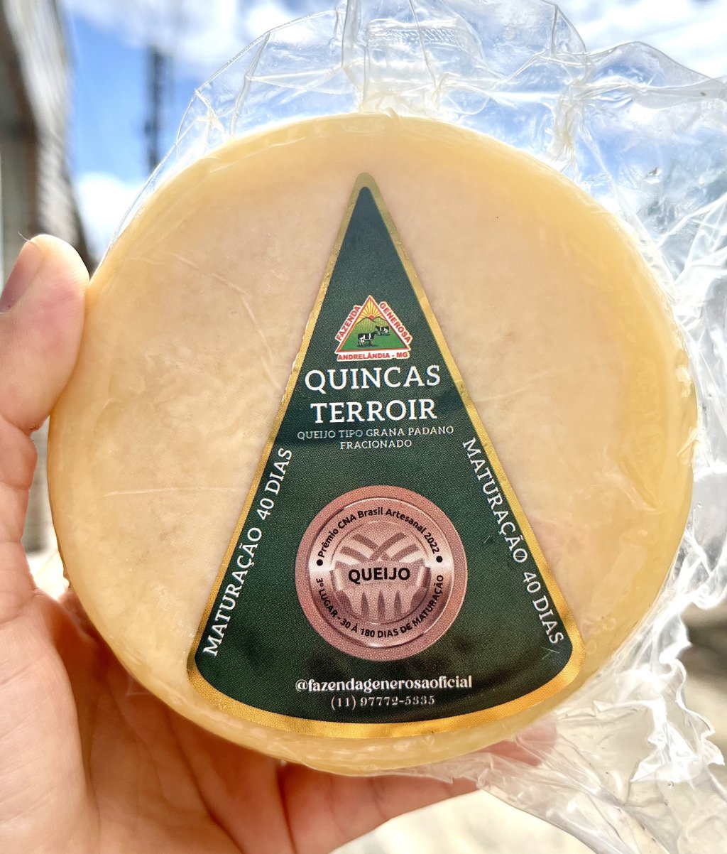 Queijo tipo Grana Padano da Generosa