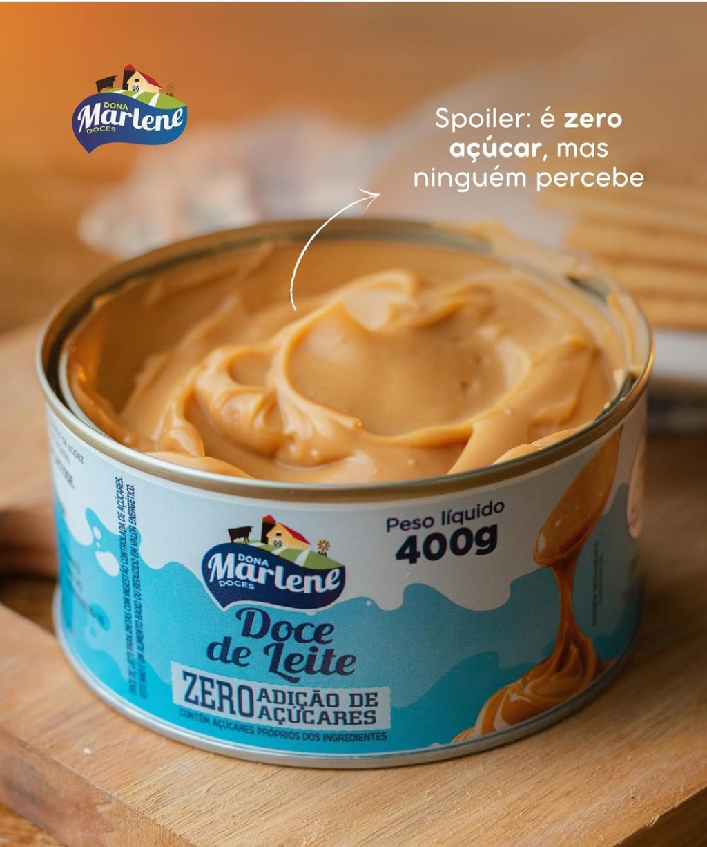 Doce de leite Zero Açúcar 