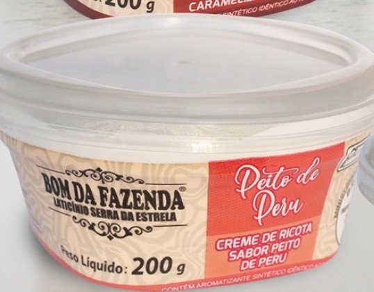 Creme Ricota sabor Peito de peru 