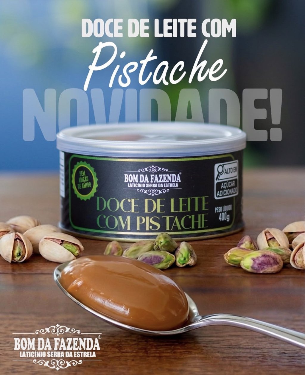 Doce de Leite com Pistache 