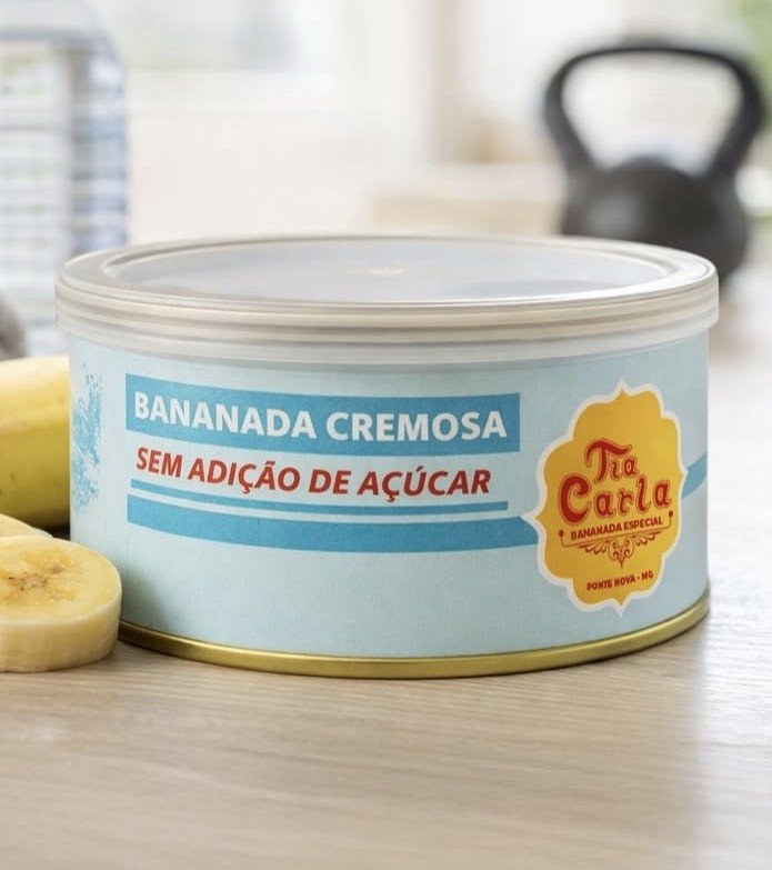 Bananada cremosa zero Açúcar 