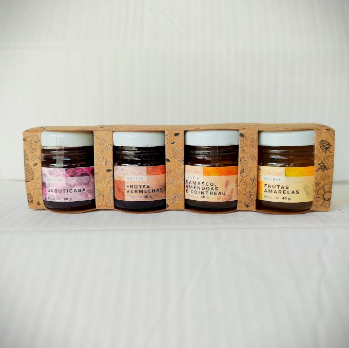 Kit de Geleia de Frutas Deli Chat