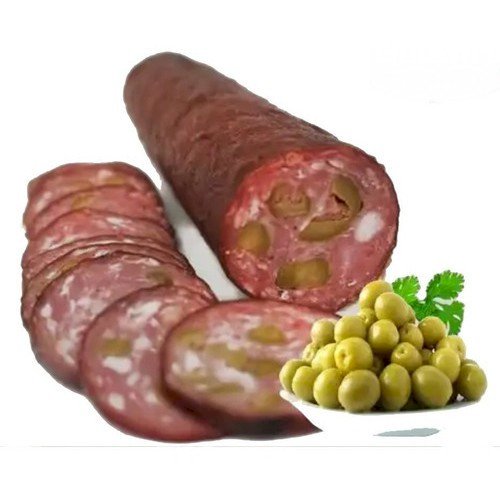 Salame recheado com Azeitonas