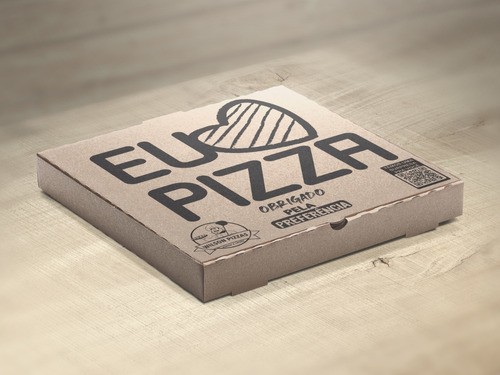 CAIXA PIZZA QUADRADA (PZ10)  35X35X4,5cm  SEM LOGO