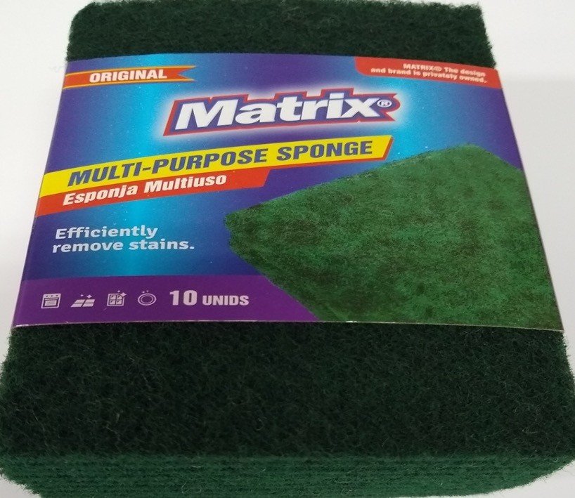 Esponja Limpeza Matrix 8a018-Wc-103 10pcs