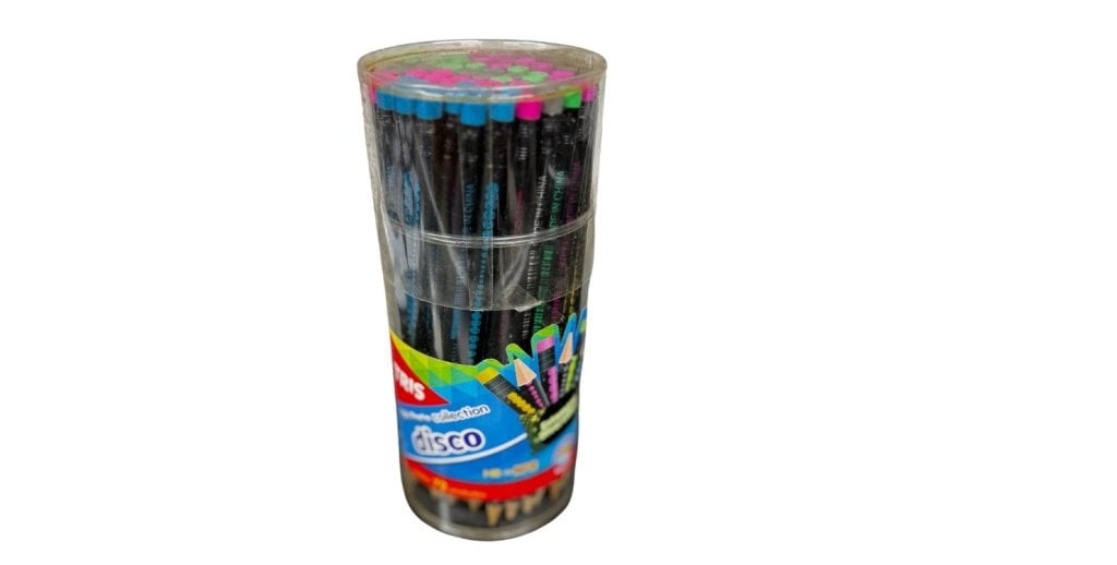 Lapis Tris Collection Disco Hb Pote Pvc C/72pcs