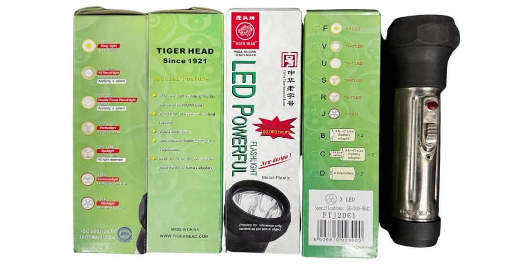Lanterna Tiger Head Led Ftj2de1box
