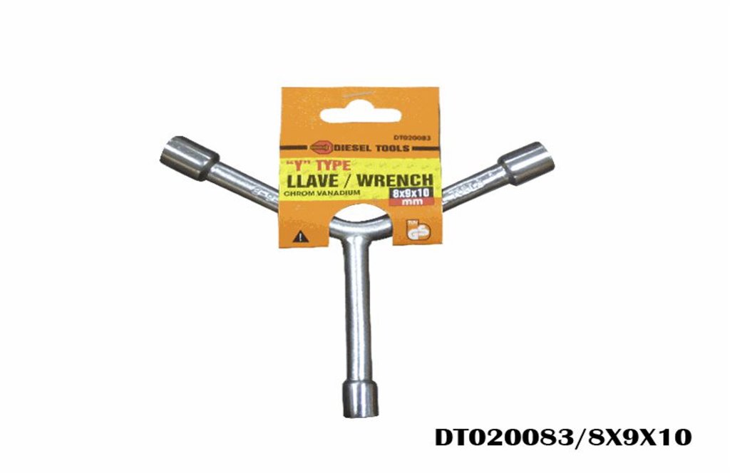 CHAVE DE BOCA Y 8X9X10MM, DISEL TOOL  -  DT020083/8X9X10