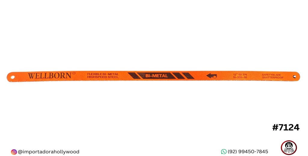 LAMINA P/ARCO DE SERRA, WELLBORN  -  PLT-25