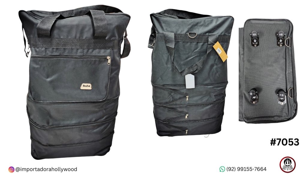 BOLSA P/VIAGEM C/RODA 75CM, HAOLONG  -  75CM